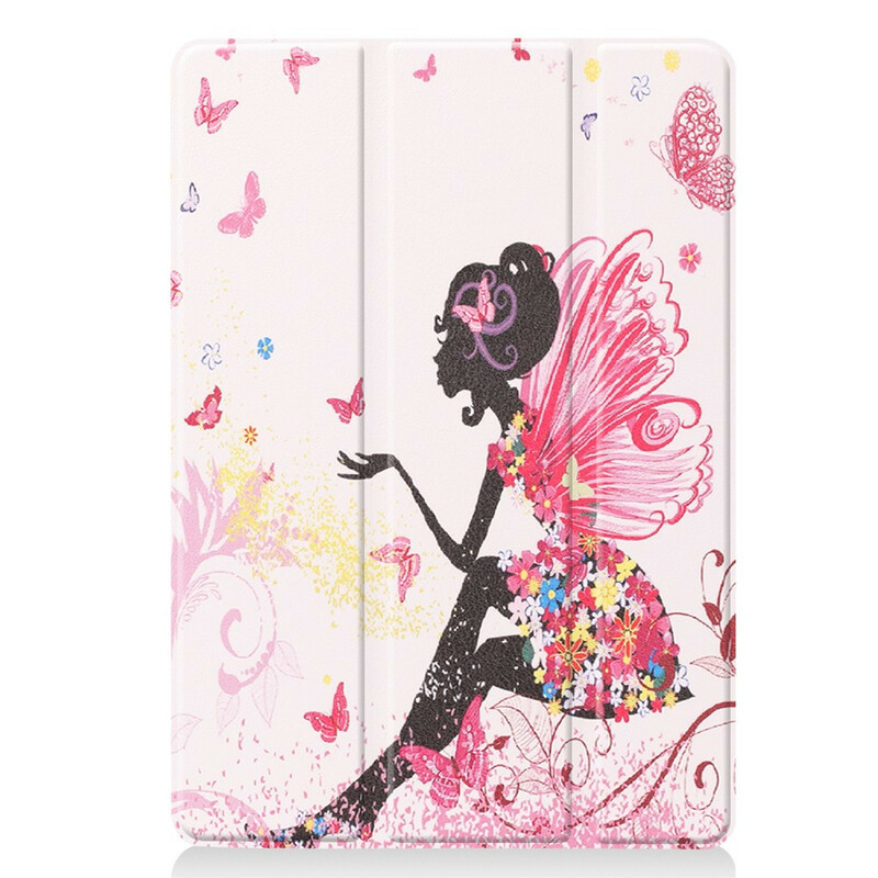 Smart Case iPad 10.2" (2019) Simili Cuir Fée Florale Smart Case iPad 10.2" (2019) Simili Cuir Fée Florale