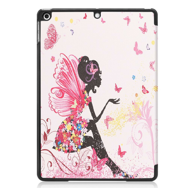 Smart Case iPad 10.2" (2019) Simili Cuir Fée Florale Smart Case iPad 10.2" (2019) Simili Cuir Fée Florale