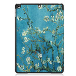 Smart Case iPad 10.2" (2019) Simili Cuir Arbre Fleuri