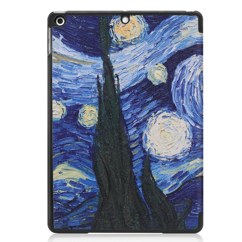 Smart Case iPad 10.2" (2019) Simili Cuir Van Gogh
