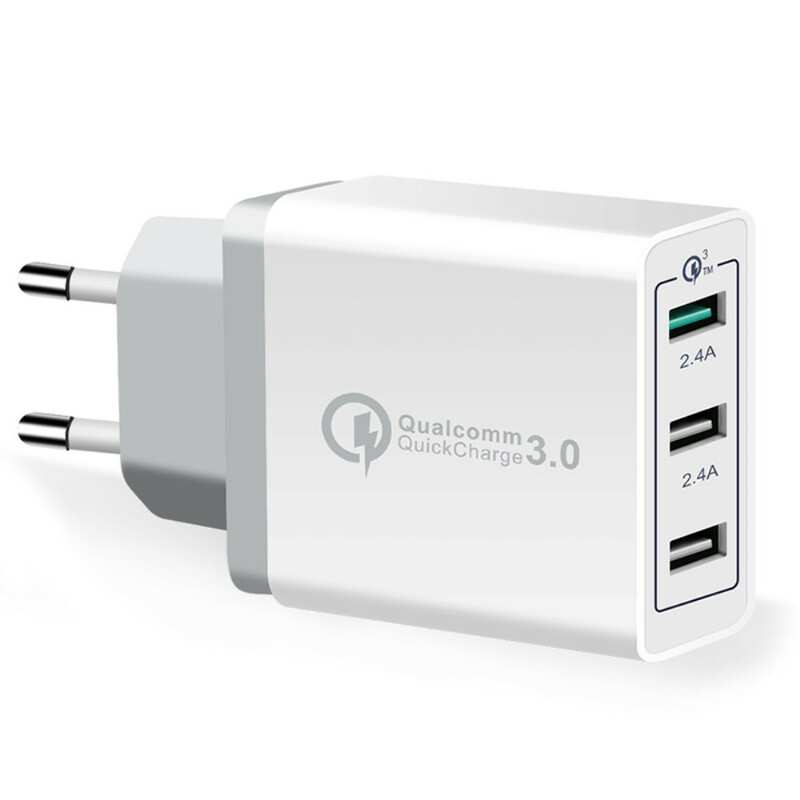 Adaptateur Chargeur USB Rapide 3 Ports