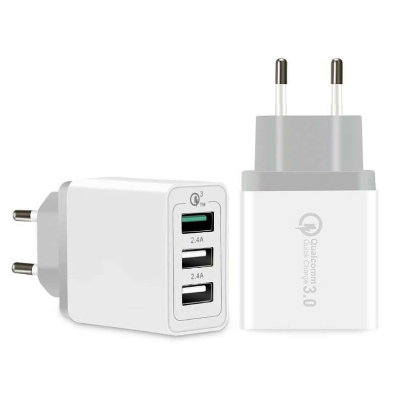 Adaptateur Chargeur USB Rapide 3 Ports - Ma Coque