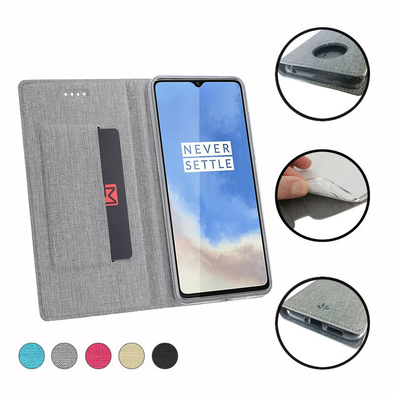 Flip Cover OnePlus 7T Texturée VILI DMX Flip Cover OnePlus 7T Texturée VILI DMX