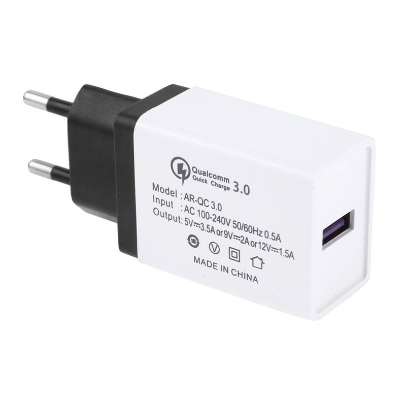 Chargeur/adaptateur USB UE Noir 5V 2A