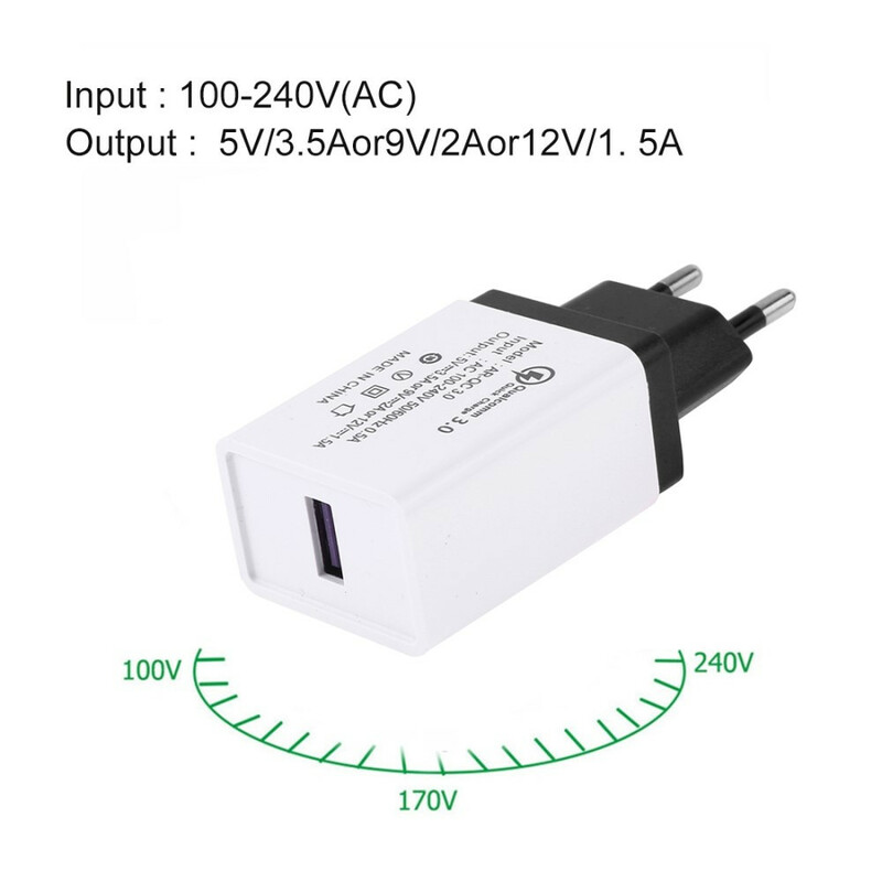 Adaptateur Chargeur Mural USB Prise EU Adaptateur Chargeur Mural USB Prise EU
