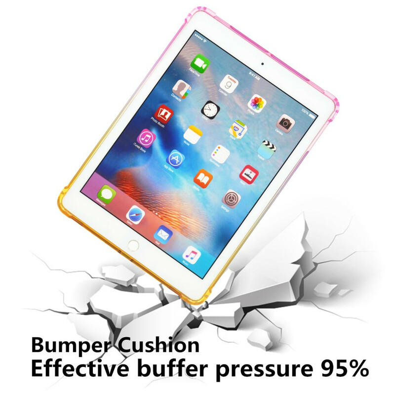 Coque iPad 10.2" (2019) Silicone Dégradé Couleurs