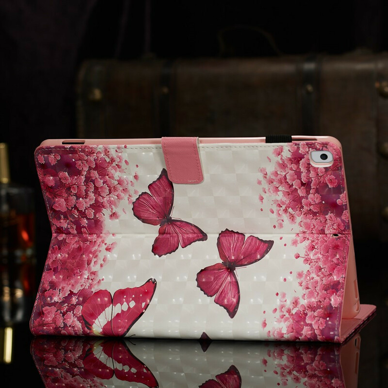 Housse iPad 10.2" (2019) Papillons Rouges Housse iPad 10.2" (2019) Papillons Rouges