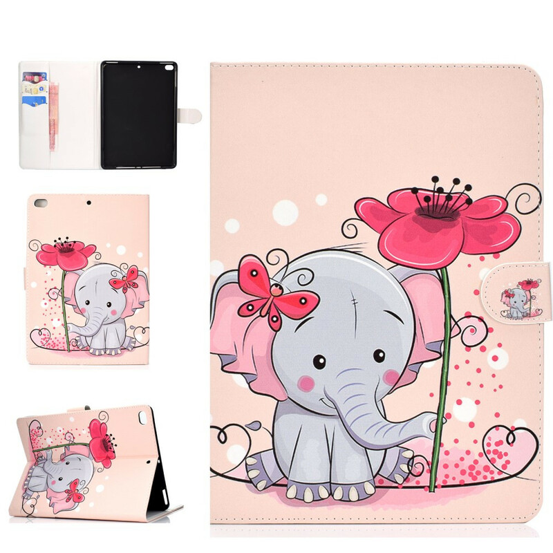 Housse iPad 10.2" (2019) / iPad Pro 10.5" (2017) Éléphant Fun Housse iPad 10.2" (2019) / iPad Pro 10.5" (2017) Éléphant Fun