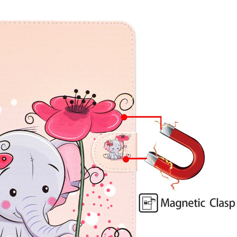 Housse iPad 10.2" (2019) / iPad Pro 10.5" (2017) Éléphant Fun Housse iPad 10.2" (2019) / iPad Pro 10.5" (2017) Éléphant Fun