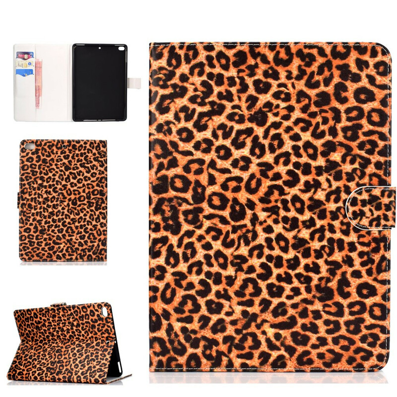 Housse Tablette Taperso Housse Ipad 7 8 et 9 ecran 10,2 rose avec motif  leopard