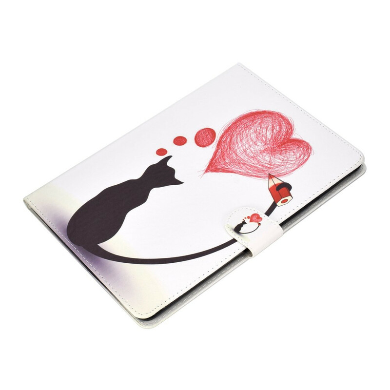 Housse iPad 10.2" (2019) / iPad Pro 10.5" (2017) Love Cat Housse iPad 10.2" (2019) / iPad Pro 10.5" (2017) Love Cat