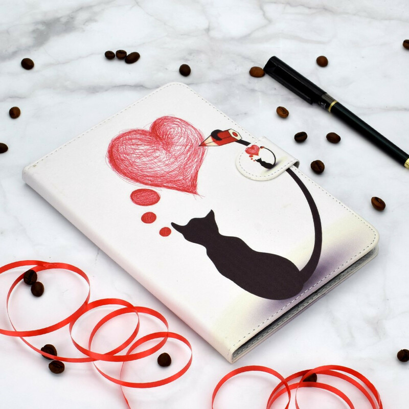 Housse iPad 10.2" (2019) / iPad Pro 10.5" (2017) Love Cat Housse iPad 10.2" (2019) / iPad Pro 10.5" (2017) Love Cat