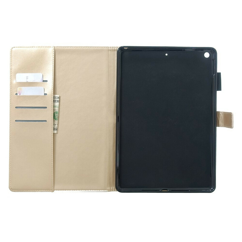Housse iPad 10.2" (2019) Effet Cuir Papillons Diamants Housse iPad 10.2" (2019) Effet Cuir Papillons Diamants