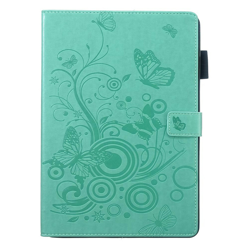 Housse iPad 10.2" (2019) Effet Cuir Sobriété Papillons Housse iPad 10.2" (2019) Effet Cuir Sobriété Papillons