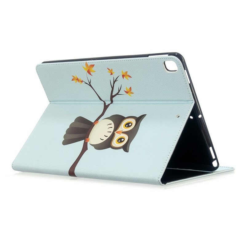 Étui iPad 10.2" (2019) Branche de Hibou