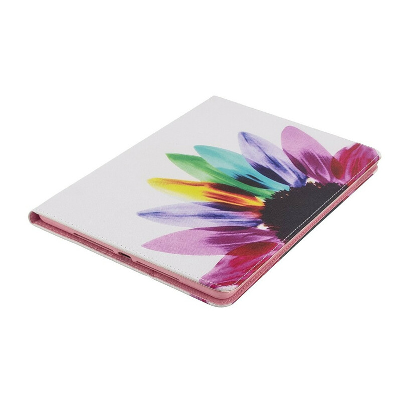 Étui iPad 10.2" (2019) Peinture Fleur