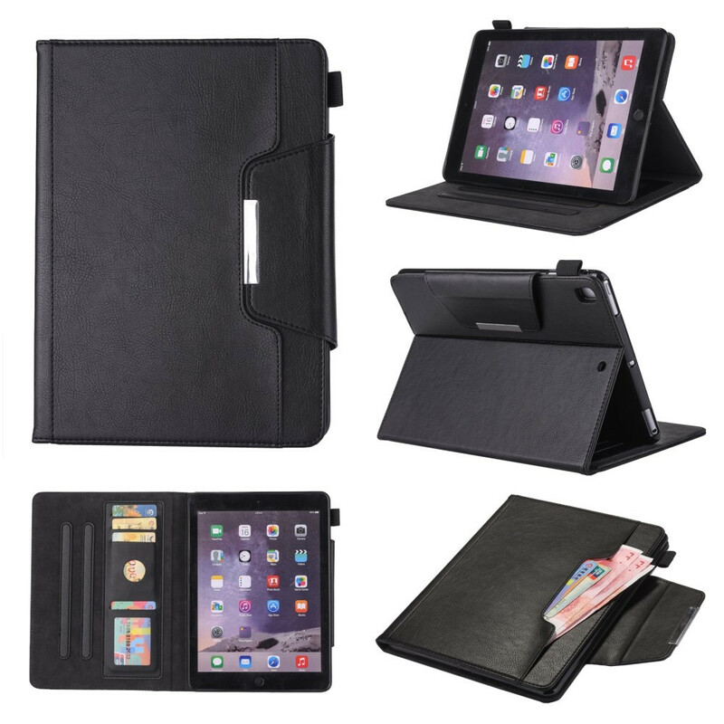Housse iPad 10.2" (2019) Simili Cuir Fermoir Argenté Housse iPad 10.2" (2019) Simili Cuir Fermoir Argenté
