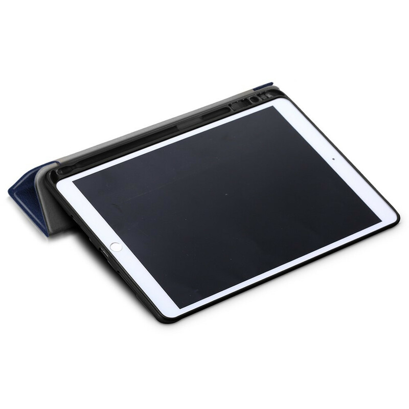 Smart Case iPad 10.2" (2019) Simili Cuir avec Porte-Crayon