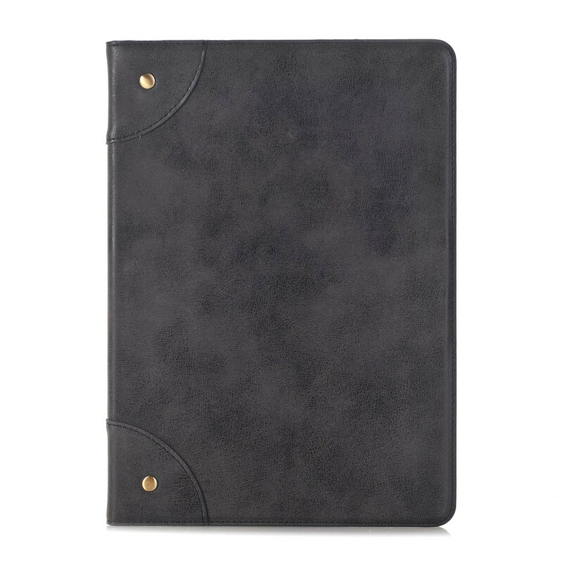 Étui iPad 10.2" (2019) Effet Cuir Rétro avec Rivets Étui iPad 10.2" (2019) Effet Cuir Rétro avec Rivets