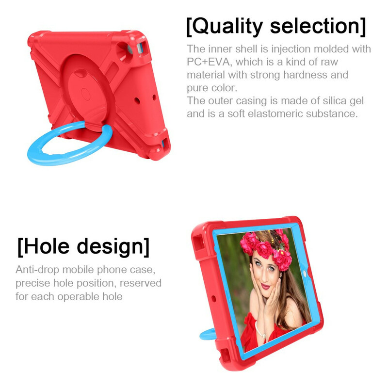 Coque iPad 10.2" (2019) Anneau-Support Ultra Résistance Coque iPad 10.2" (2019) Anneau-Support Ultra Résistance