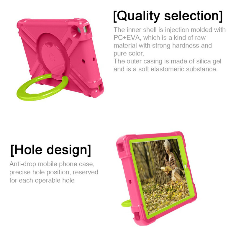 Coque iPad 10.2" (2019) Anneau-Support Ultra Résistance Coque iPad 10.2" (2019) Anneau-Support Ultra Résistance