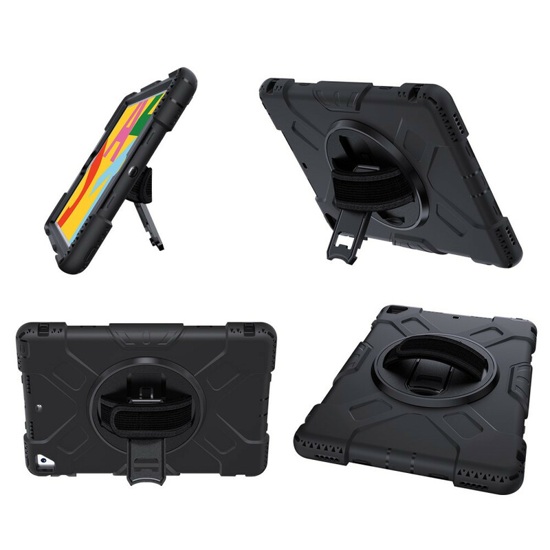 Coque iPad 10.2" (2019) Super Résistante Sangle et Bandoulière Coque iPad 10.2" (2019) Super Résistante Sangle et Bandoulière