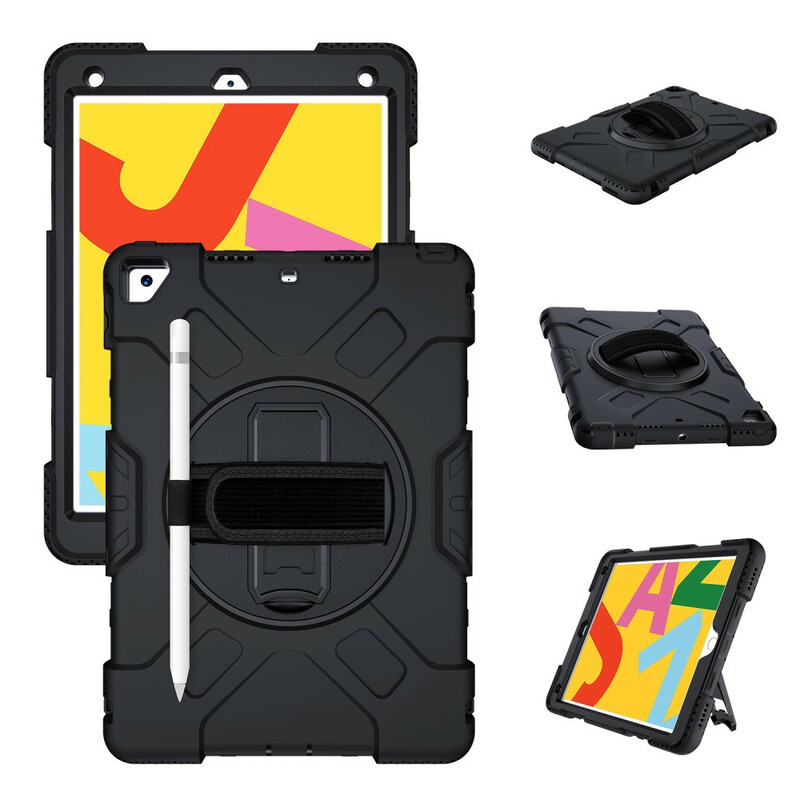Coque iPad 10.2" (2019) Super Résistante Sangle et Bandoulière Coque iPad 10.2" (2019) Super Résistante Sangle et Bandoulière