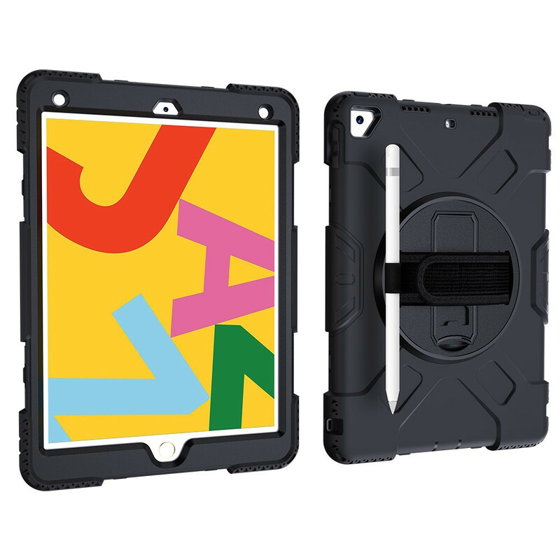 Coque iPad 10.2" (2019) Super Résistante Sangle et Bandoulière Coque iPad 10.2" (2019) Super Résistante Sangle et Bandoulière