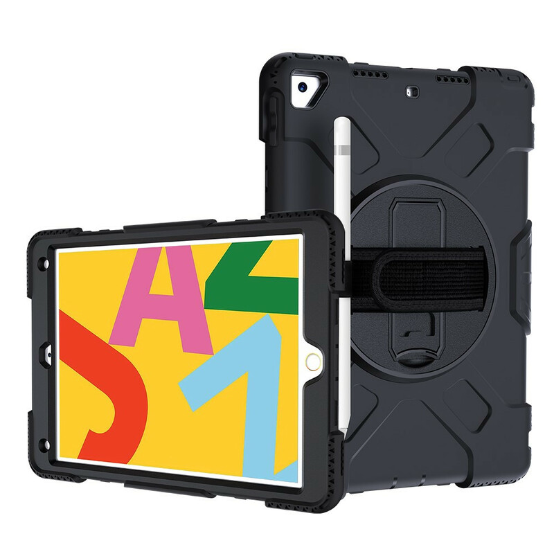 Coque iPad 10.2" (2019) Super Résistante Sangle et Bandoulière Coque iPad 10.2" (2019) Super Résistante Sangle et Bandoulière