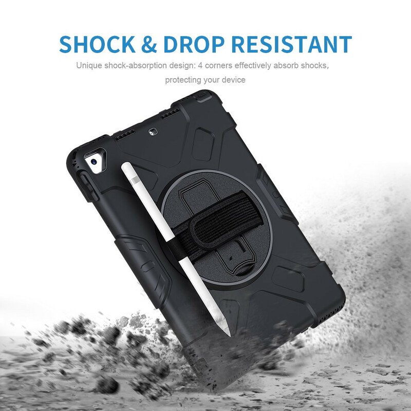 Coque iPad 10.2" (2019) Super Résistante Sangle et Bandoulière Coque iPad 10.2" (2019) Super Résistante Sangle et Bandoulière