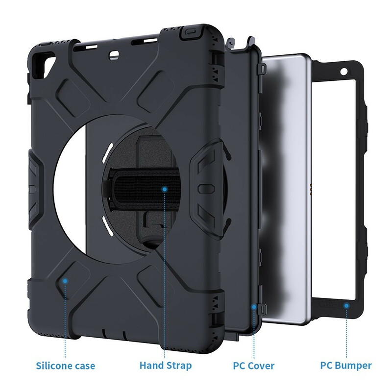 Coque iPad 10.2" (2019) Super Résistante Sangle et Bandoulière Coque iPad 10.2" (2019) Super Résistante Sangle et Bandoulière