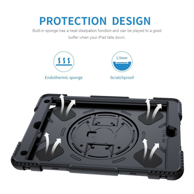 Coque iPad 10.2" (2019) Super Résistante Sangle et Bandoulière Coque iPad 10.2" (2019) Super Résistante Sangle et Bandoulière
