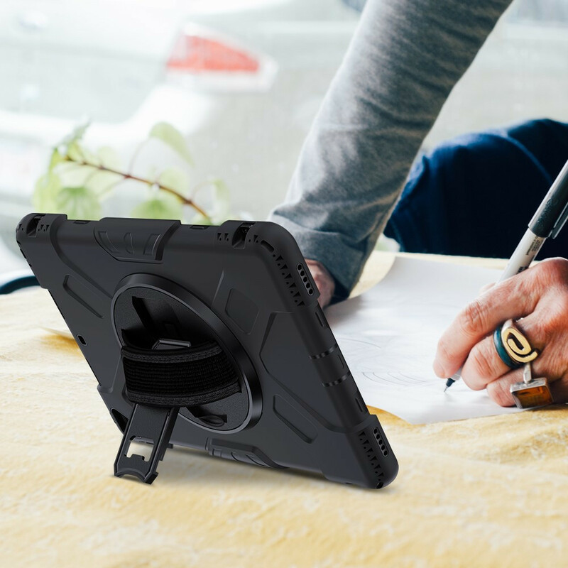 Coque iPad 10.2" (2019) Super Résistante Sangle et Bandoulière Coque iPad 10.2" (2019) Super Résistante Sangle et Bandoulière