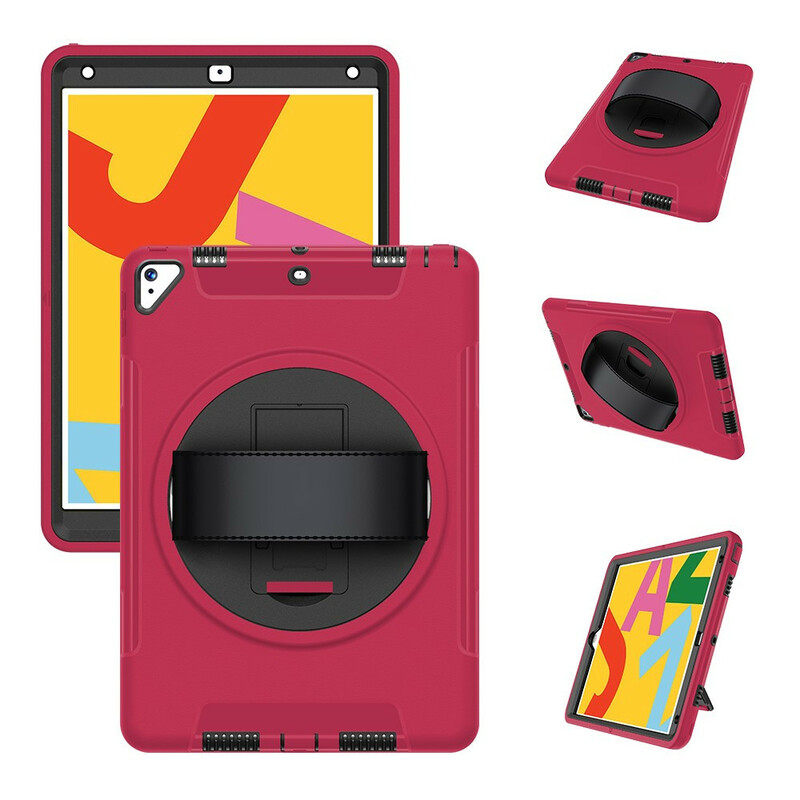 Coque iPad 10.2" (2019) Ultra Résistante avec Sangle et Support Coque iPad 10.2" (2019) Ultra Résistante avec Sangle et Support