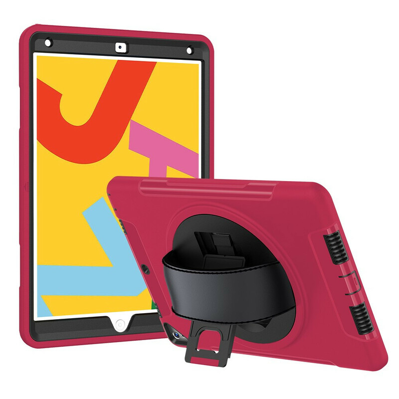 Coque iPad 10.2" (2019) Ultra Résistante avec Sangle et Support Coque iPad 10.2" (2019) Ultra Résistante avec Sangle et Support