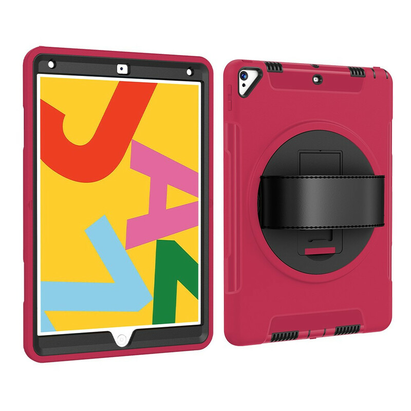 Coque iPad 10.2" (2019) Ultra Résistante avec Sangle et Support Coque iPad 10.2" (2019) Ultra Résistante avec Sangle et Support