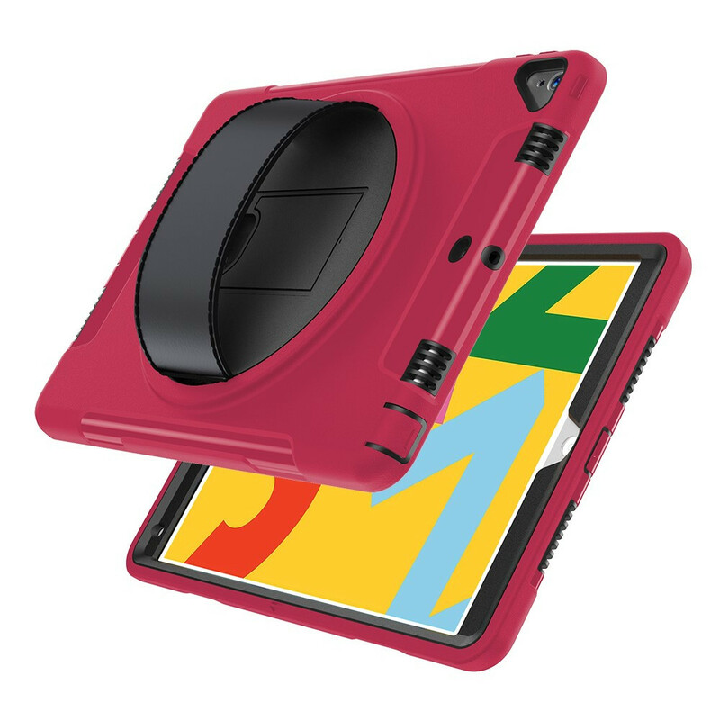 Coque iPad 10.2" (2019) Ultra Résistante avec Sangle et Support Coque iPad 10.2" (2019) Ultra Résistante avec Sangle et Support