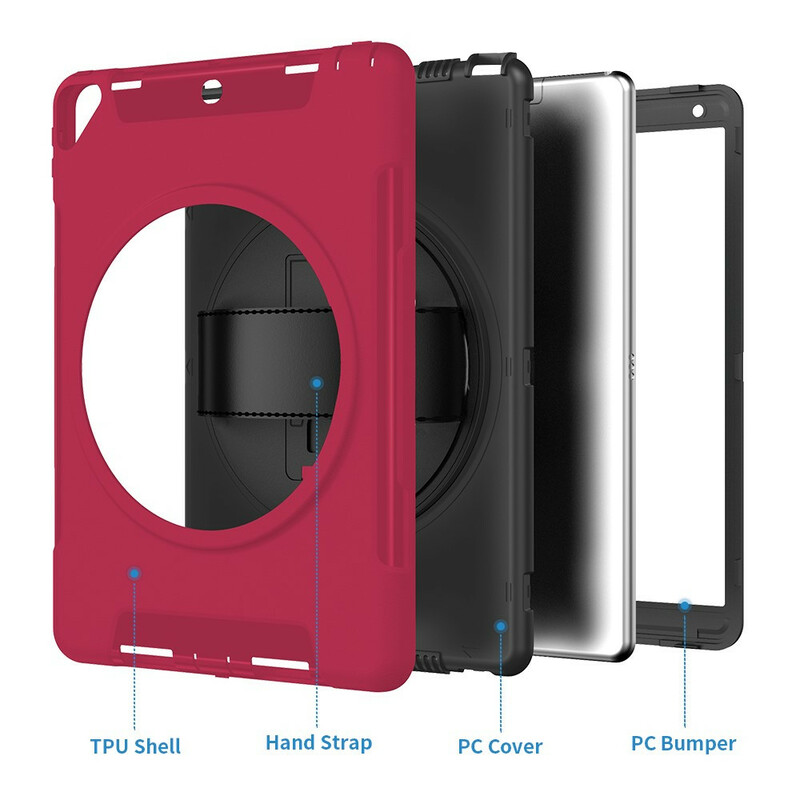 Coque iPad 10.2" (2019) Ultra Résistante avec Sangle et Support Coque iPad 10.2" (2019) Ultra Résistante avec Sangle et Support