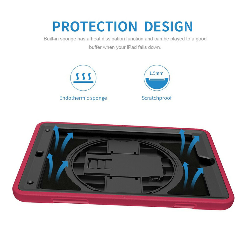 Coque iPad 10.2" (2019) Ultra Résistante avec Sangle et Support Coque iPad 10.2" (2019) Ultra Résistante avec Sangle et Support