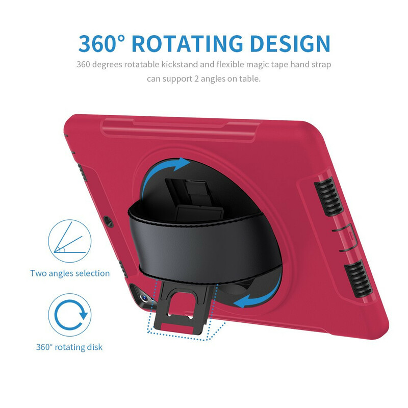 Coque iPad 10.2" (2019) Ultra Résistante avec Sangle et Support Coque iPad 10.2" (2019) Ultra Résistante avec Sangle et Support