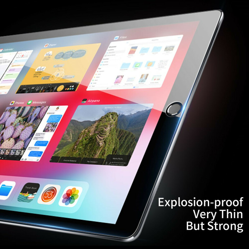Protection en verre trempé (0.3mm) pour l’écran du iPad 10.2" (2019) Protection en verre trempé (0.3mm) pour l’écran du iPad 10.2" (2019)