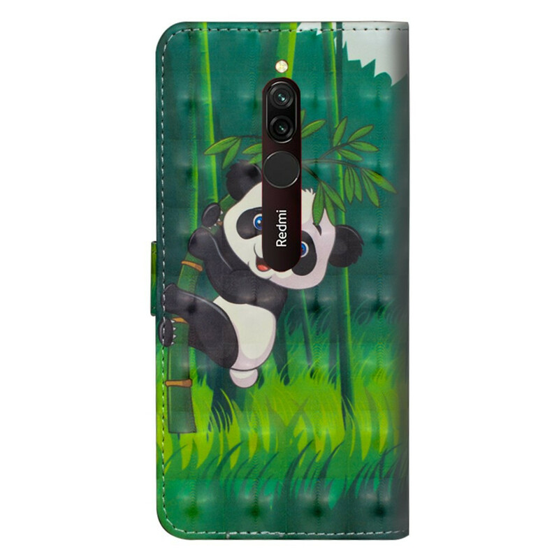 Housse Xiaomi Redmi 8 Panda et Bambou