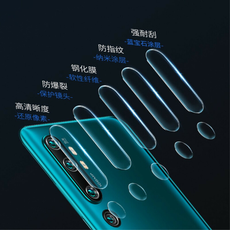 Protection en Verre Trempé pour Lentille du Xiaomi Mi Note 10 Protection en Verre Trempé pour Lentille du Xiaomi Mi Note 10