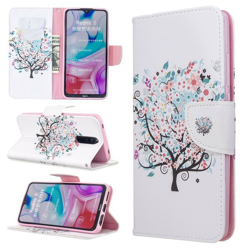 Housse Xiaomi Redmi 8 Flowered Tree Housse Xiaomi Redmi 8 Flowered Tree