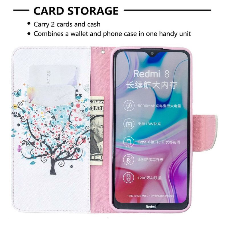 Housse Xiaomi Redmi 8 Flowered Tree Housse Xiaomi Redmi 8 Flowered Tree