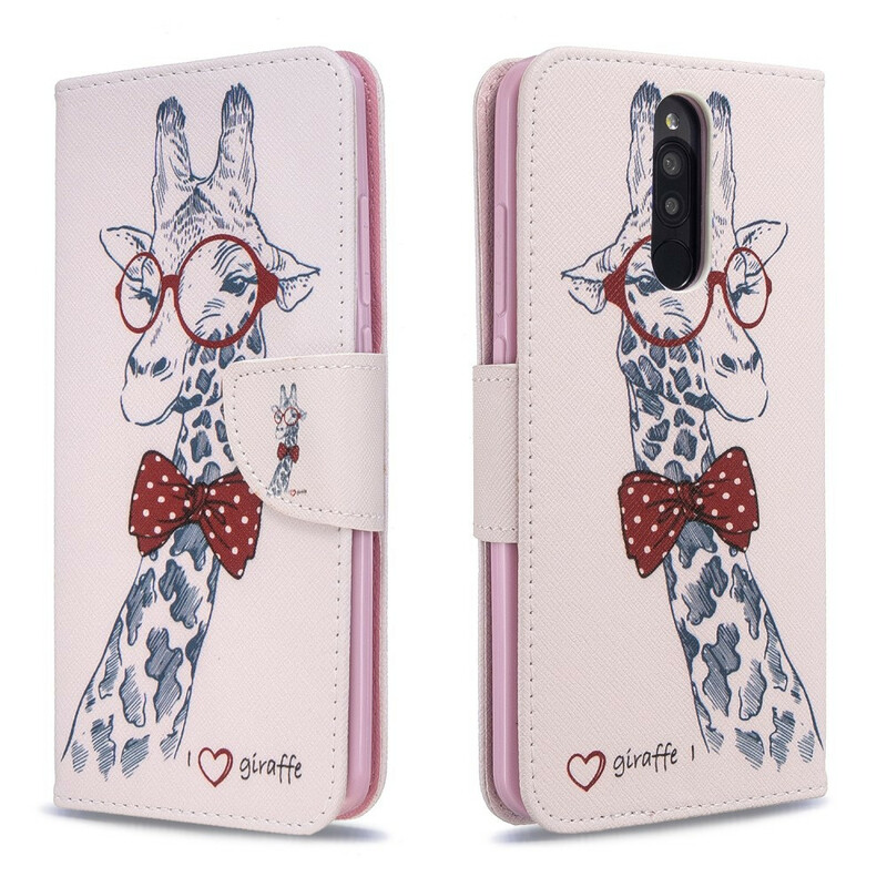 Housse Xiaomi Redmi 8 Girafe Intello Housse Xiaomi Redmi 8 Girafe Intello
