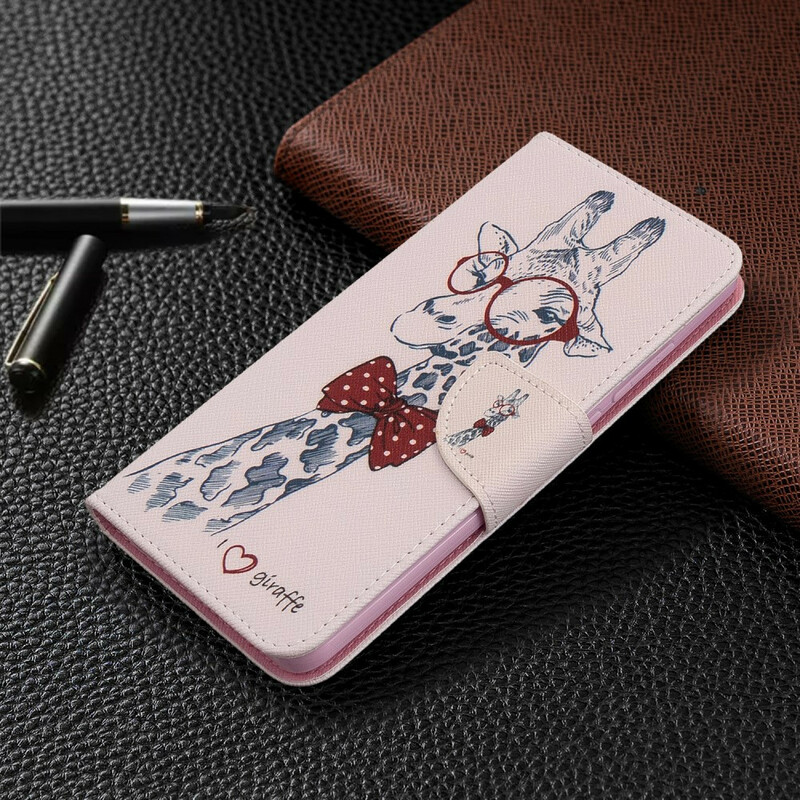 Housse Xiaomi Redmi 8 Girafe Intello Housse Xiaomi Redmi 8 Girafe Intello