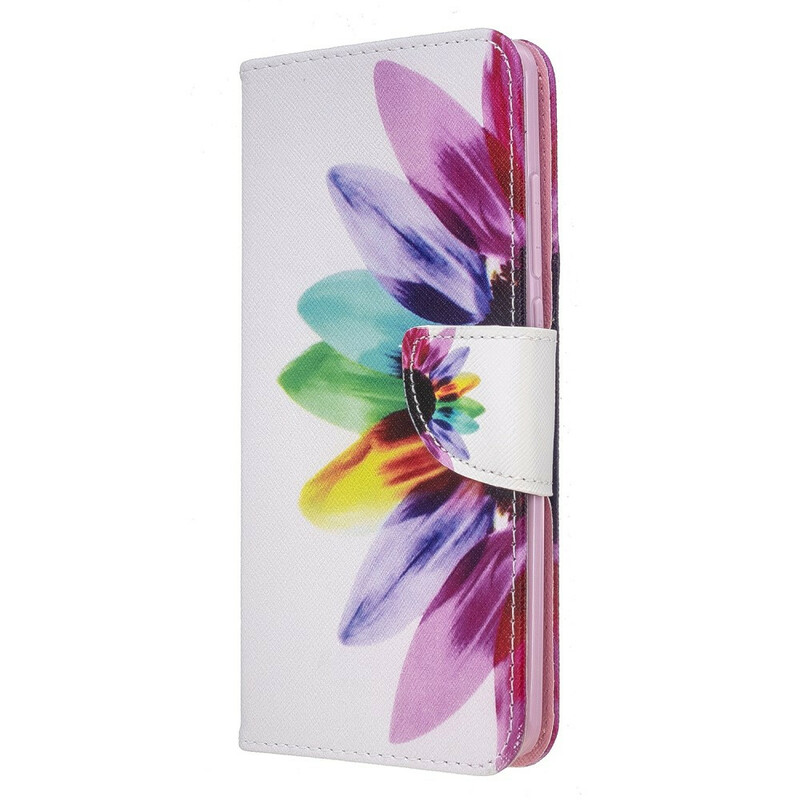 Housse Xiaomi Redmi 8 Fleur Aquarelle Housse Xiaomi Redmi 8 Fleur Aquarelle