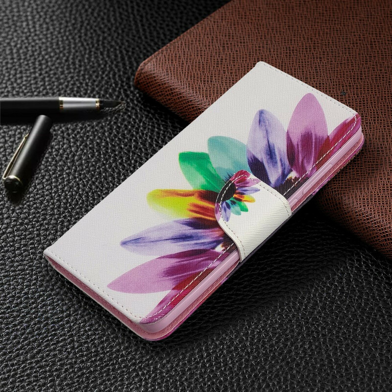 Housse Xiaomi Redmi 8 Fleur Aquarelle Housse Xiaomi Redmi 8 Fleur Aquarelle