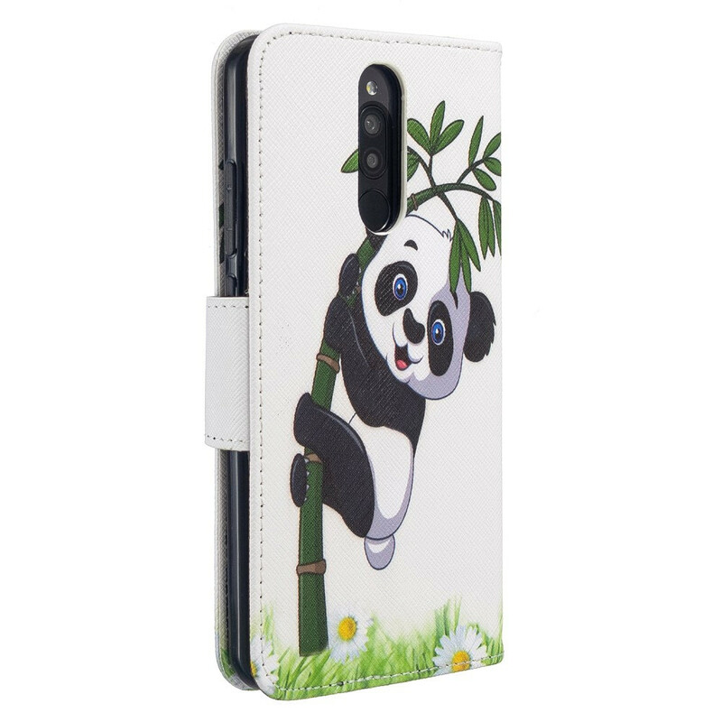Housse Xiaomi Redmi 8 Panda sur le Bambou Housse Xiaomi Redmi 8 Panda sur le Bambou